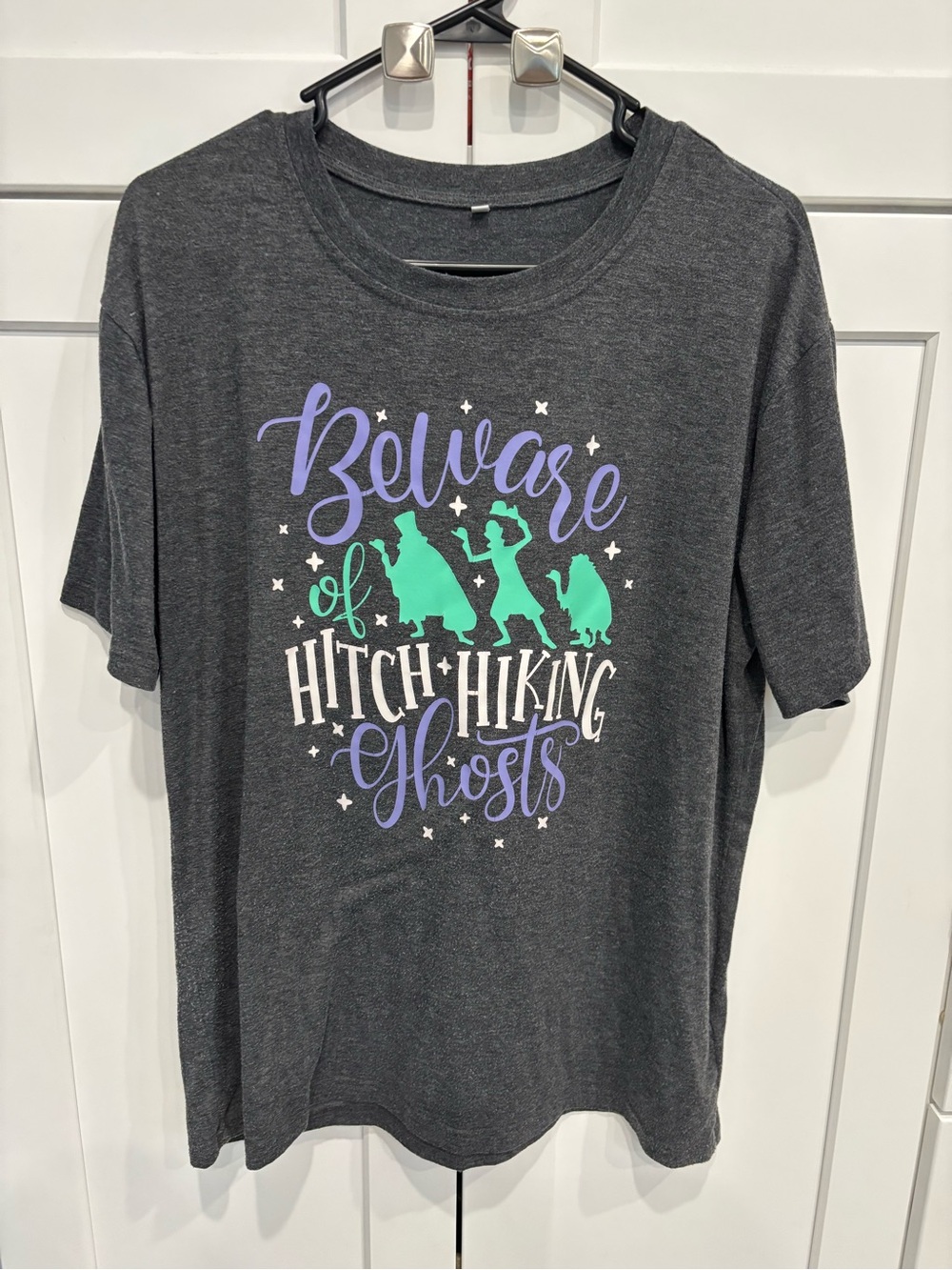 Charcoal Gray Crewneck Tee with Size XL Tag